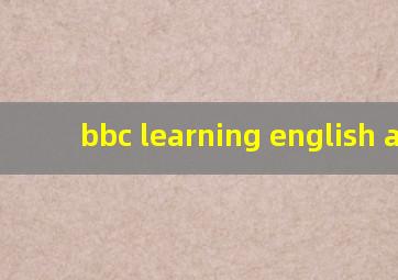 bbc learning english app